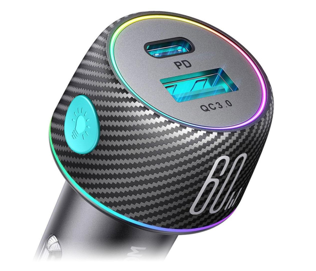 JoyRoom Ładowarka samochodowa 60W USB-C USB-A - 1257676 - zdjęcie 4